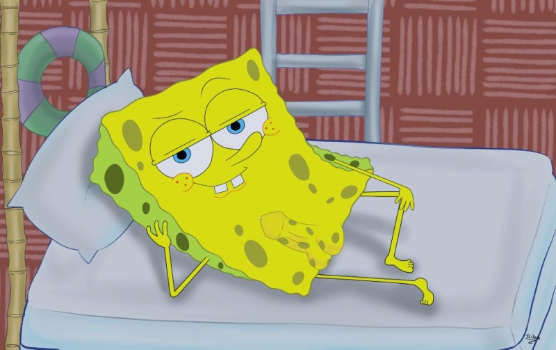 Create meme: sleepy spongebob, sponge Bob square pants , spongebob spongebob