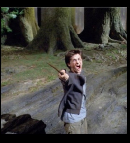 Create meme: Daniel Radcliffe is a prisoner of Azkaban, Harry Potter Expelliarmus, harry Potter prisoner of azkaban