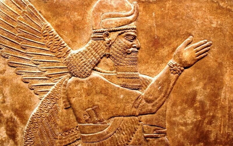 Create meme: Gilgamesh Assyria, Assyria ashur, anunnaki assyria