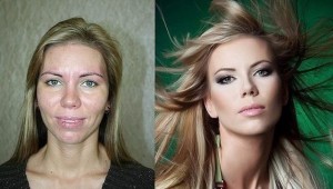 Create meme: girl, professional makeup, makeup
