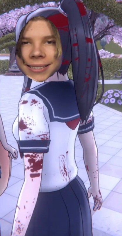 Create meme: andere , yandere simulator ayano, yandere simulator characters