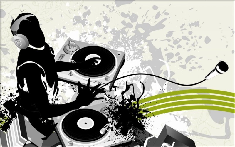 Create meme: wallpapers for music lovers, dj abstraction, dj