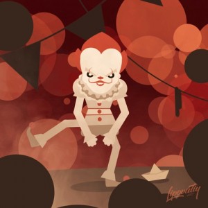 Создать мем: Pennywise, пеннивайз танец, papyrus undertale