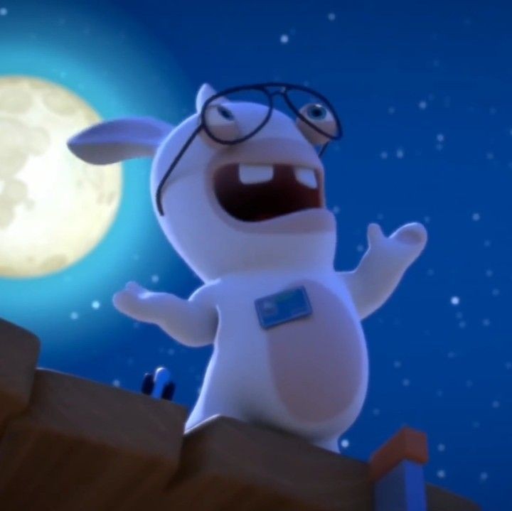 Create meme: rabbids invasion, rabid rabbits , rabbids cartoon