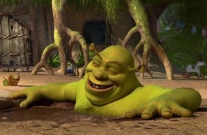 Create meme: Shrek Shrek, Shrek zabumba, Shrek in the swamp