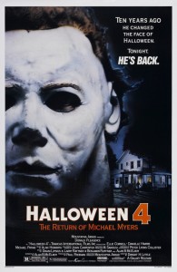 Create meme: Halloween vozvrashenie Michael, halloween, Halloween 4: the return of Michael Myers (1988)