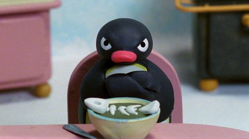 Create meme: plasticine penguin pingu, pingu , plasticine penguin cartoon