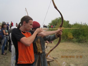 Create meme: dude perfect bow, sporting Patriotic camp under the Rybinsk, dude perfect with bows