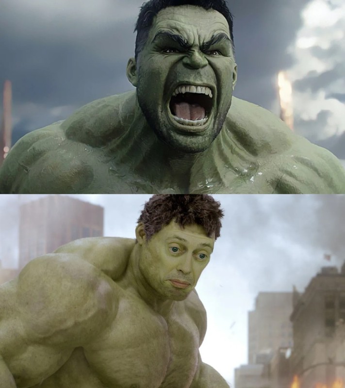 Create meme: hulk mark ruffalo, Hulk the Avengers, hulk 