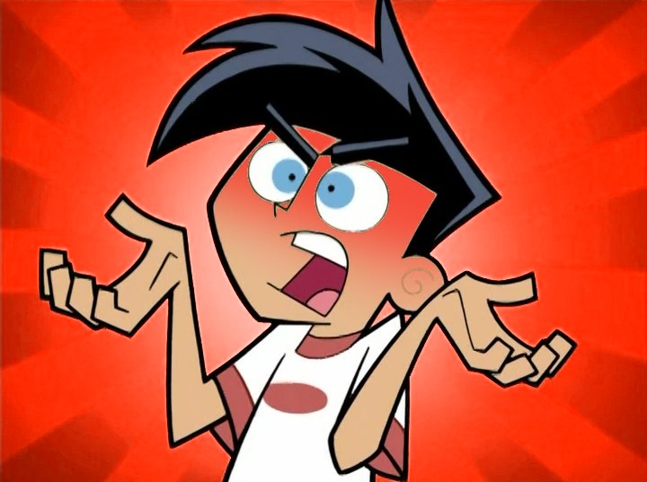 Create meme: Danny Fenton, dani the ghost, Danny ghost stickers