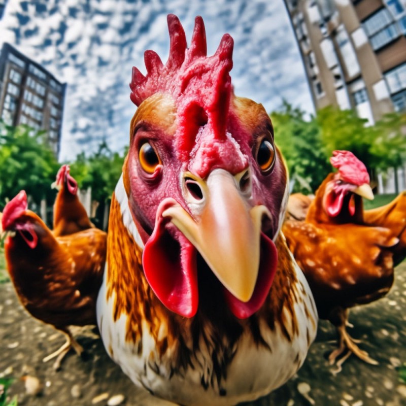 Create meme: rooster , chicken head, cock beautiful