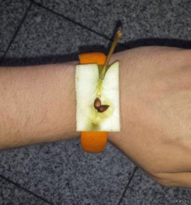 Create meme: wristband, apple watch, apple fruit