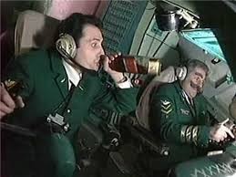 Create meme: pun a steep dive, the co-pilot drinkins, pilot drinkins