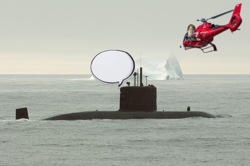 Create meme: The submarine is surfacing, nuclear submarine K, submarine