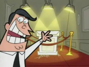Создать мем: tiimmy turner, this is where i'd put my trophy, if i had one, fairly oddparents