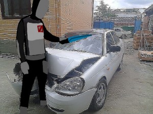 Create meme: car, lada priora, Lee where you go original