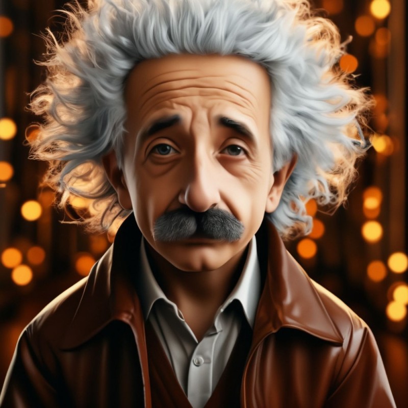 Create meme: author , Albert Einstein is a physicist, Einstein portrait