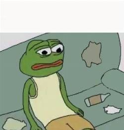 Create meme: meme of Pepe when he learned, pepe depressed, Pepe