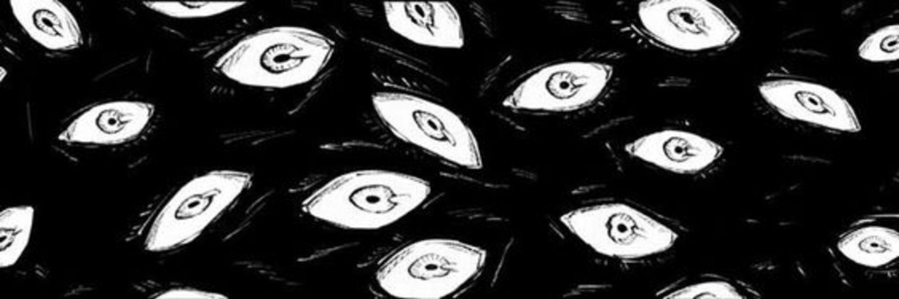 Create meme: lots of eyes, psychedelic drawings, junji ito