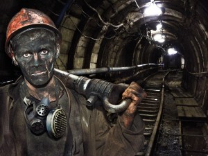 Create meme: mine, coal mine, with the miner's day