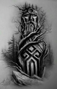 Create meme: Slavic tattoo for men, rodnoverie tattoo, tattoo Slavic gods
