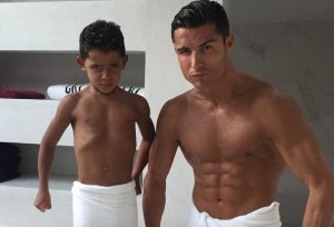 Create meme: Cristiano Ronaldo, son Ronaldo body, the son of Cristiano Ronaldo