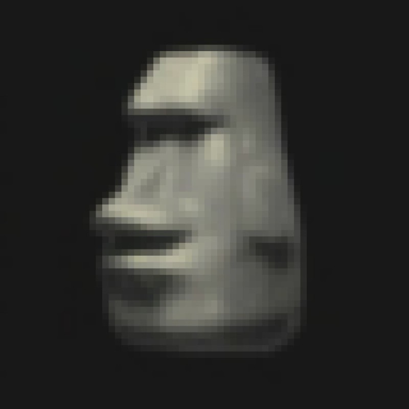 Create meme: moai stone Emoji, moai emoji statues, stone face meme