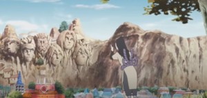 Create meme: Konoha landscape, Naruto, Konoha