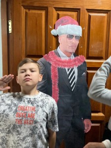 Create meme: Christmas, eight-year-old boy, student