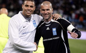 Create meme: Zidane and Ronaldo, Zinedine Zidane