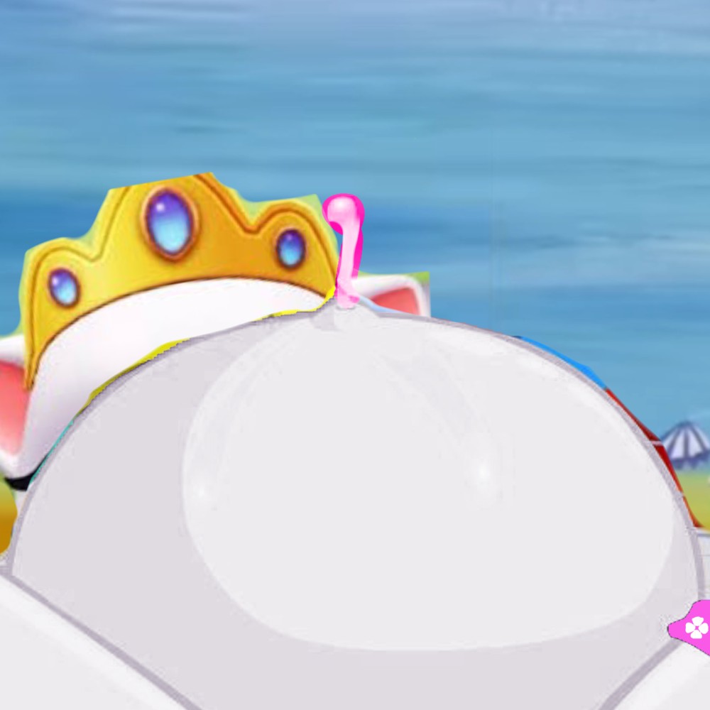 Create meme: Mario princess peach, princess peach inflation, Fat Princess Peach