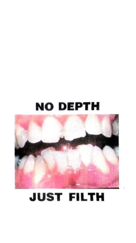Create meme: no depth just filth, teeth, bleached teeth
