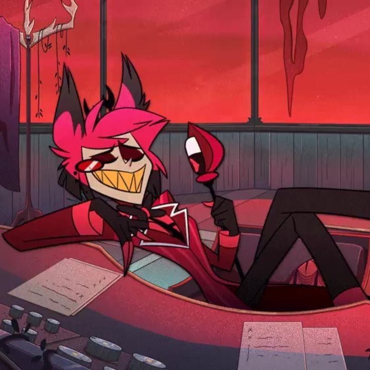 Create meme: hazbin hotel, Khazbin Satan Hotel, hazbin alastor hotel