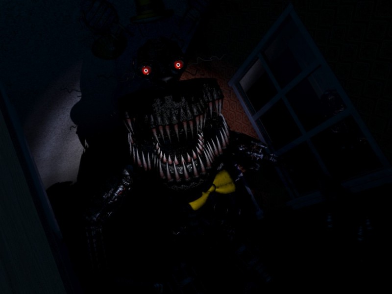 Create meme: five nights at Freddy's 4, five nights at freddy's, phantom fredber horror