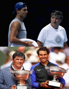 Create meme: Roger Federer, Roland Garros, Rafael Nadal