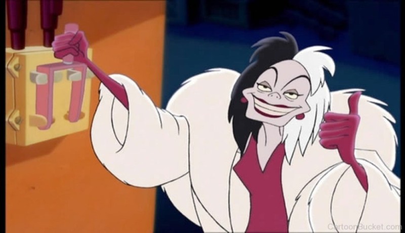 Create meme: Cruella deville from the cartoon, cruella from the cartoon, stervella de ville cartoon