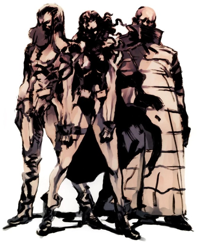 Create meme: dead cell mgs art, metal gear solid 1 cover, Yoji shinkawa