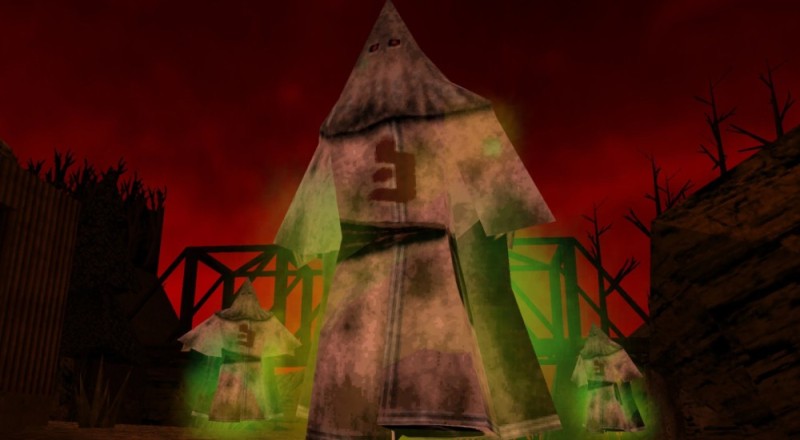 Создать мем: хоррор игра на пк, pyramid head silent hill, dusk маг