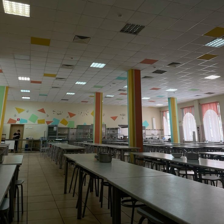 Create meme: school canteen, canteen school, school 338 Moscow canteen