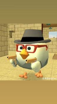 Create meme: chicken gun drawing, chicken gun game, cheats chicken gun