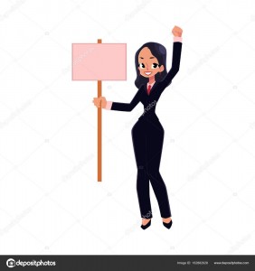 Create meme: business woman, two hands, girl woman