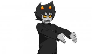 Создать мем: каркат хоумстак спрайт, каркат, homestuck karkat