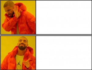 Create meme: meme with Drake, drake memes, templates memes