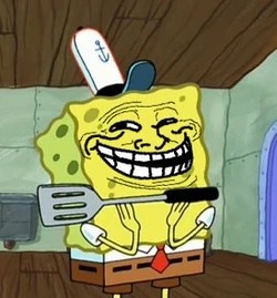 Create meme: history of spongebob squarepants, Spongebob with a spatula, spongebob with spatula