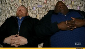 Create meme: breaking bad, breaking bad photo with money, money breaking bad