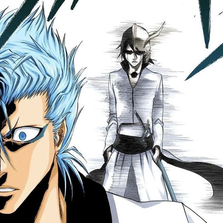 Create meme: grimmjow, down, bleach grimmjoe