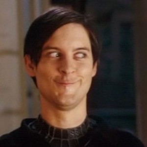 Create meme: Tobey Maguire meme smile, Tobey Maguire memes, Tobey Maguire meme