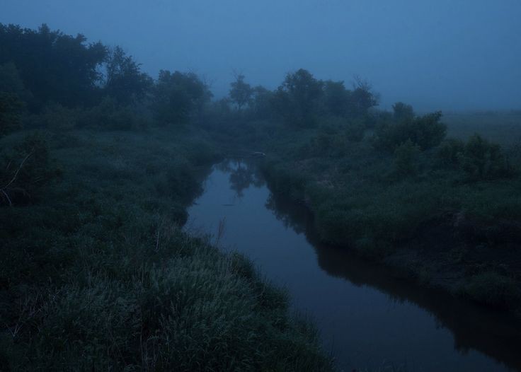 Create meme: a river landscape , river nature, a gloomy place