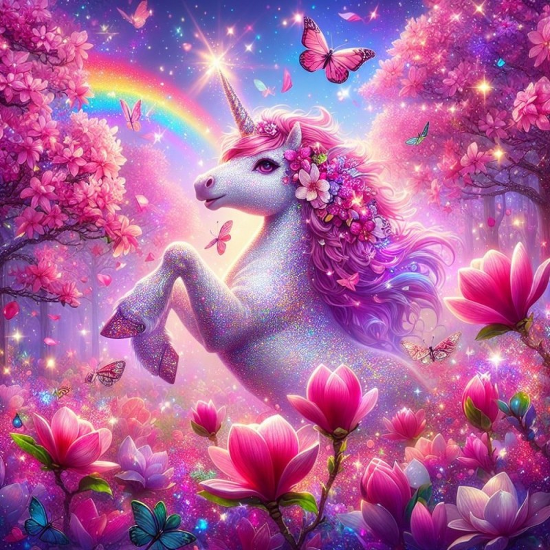 Create meme: the unicorn, rainbow unicorn, unicorn 