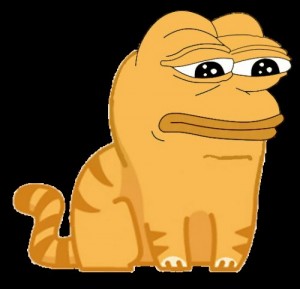 Создать мем: Pepe the Frog-кот